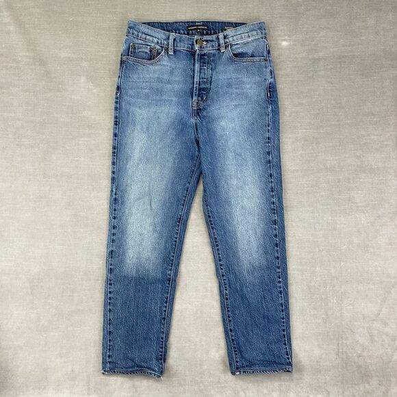 Modern American Jeans Women’s 28 Blue High‎ Rise Stretch Bancroft The Mom USA - Picture 1 of 16